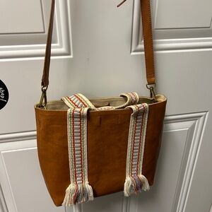 Madewell Brown Tan Boho Shoulder Bag